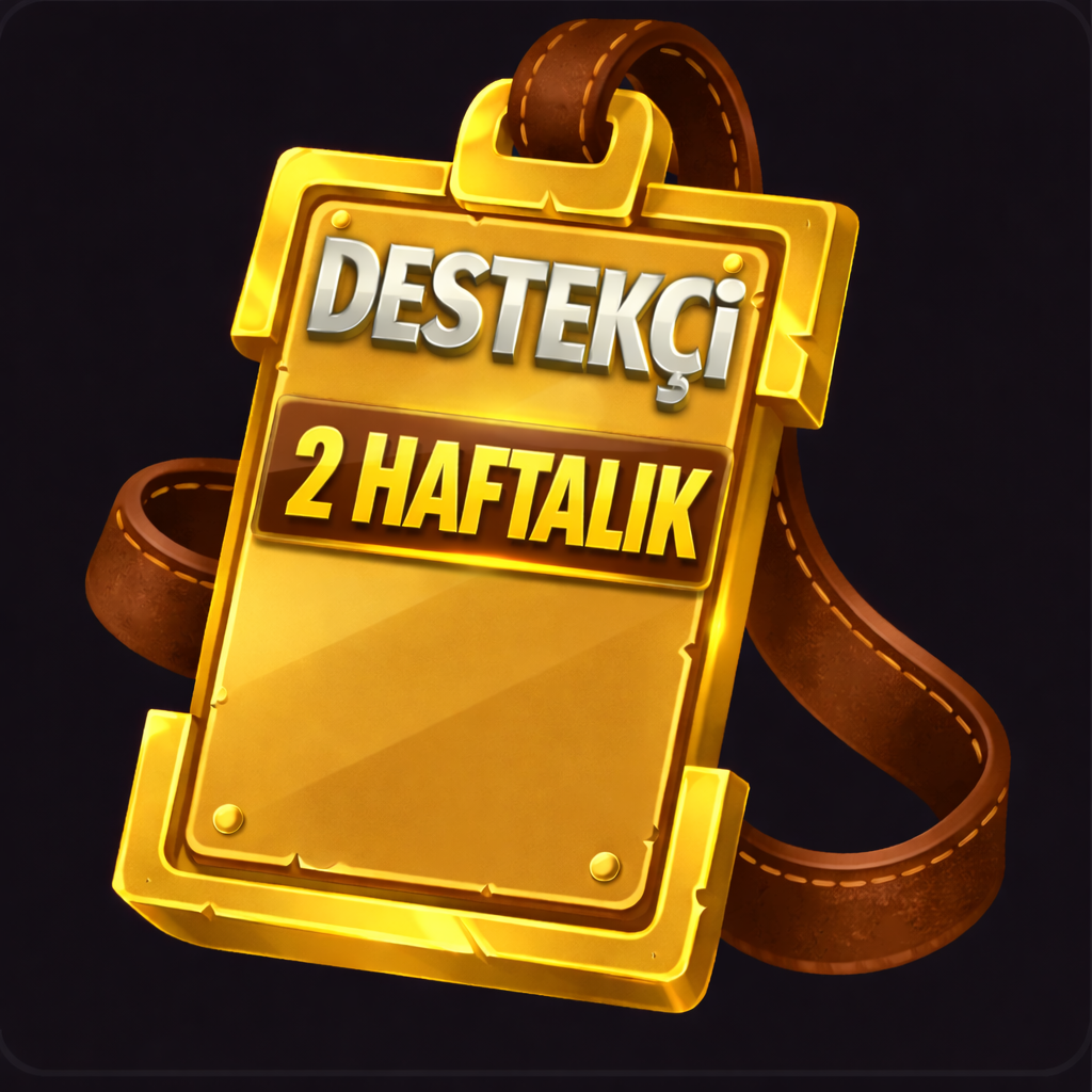 (3x Sunucusu) 2 Haftalık Destekçi Üyeliği