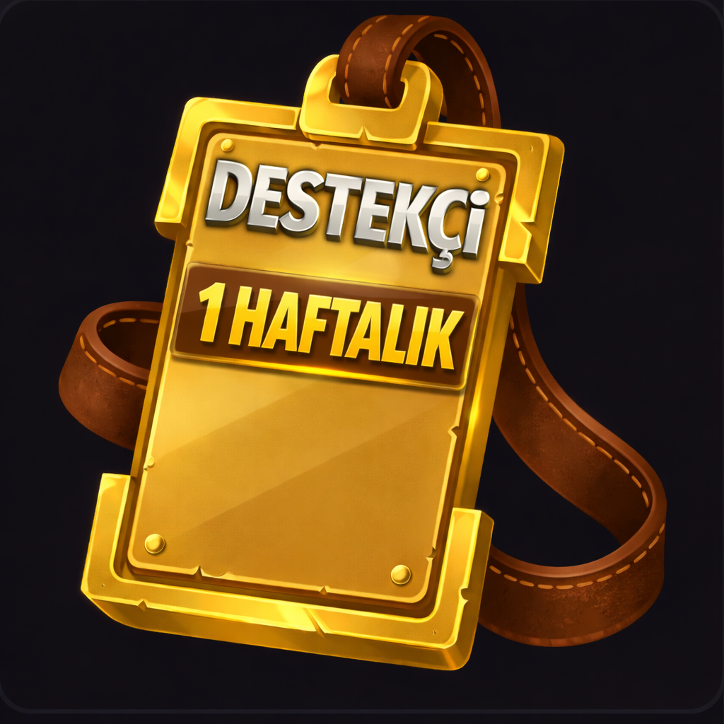 (3x Sunucusu) 1 Haftalık Destekçi Üyeliği